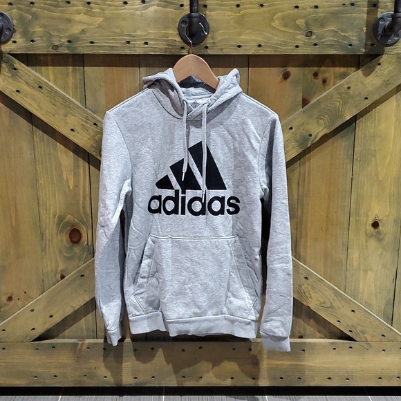 adidas Other - Adidas Gray Hoodie Sweatshirt Handwarmer